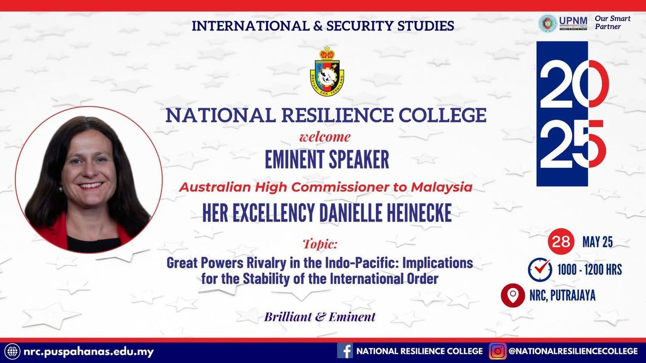 May 28, 2025 – Great Powers Rivalry in the Indo-Pacific: Implications for the Stability of the International Order