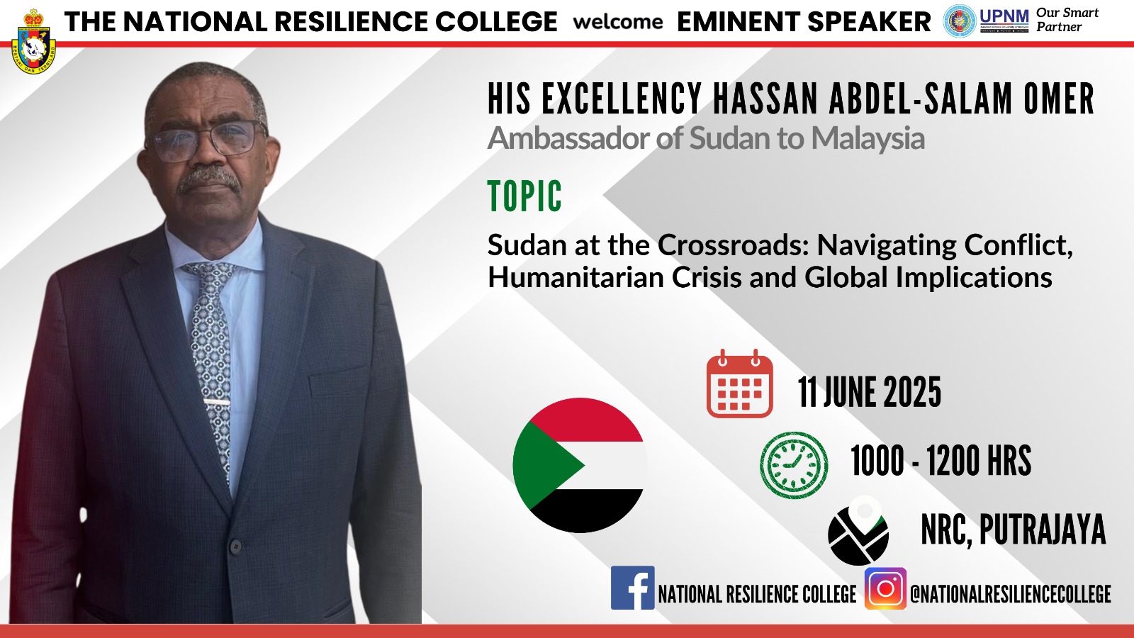 June 11, 2025 – Sudan at the Crossroads: Navigating Conflict, Humanitarian Crisis and Global Implications