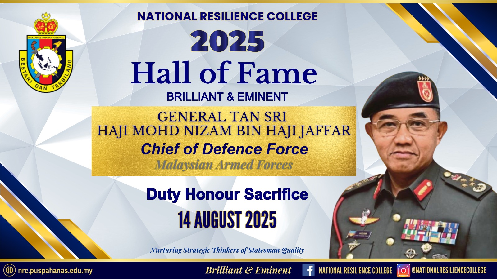 August 14, 2025 – Hall of Fame Induction 2025